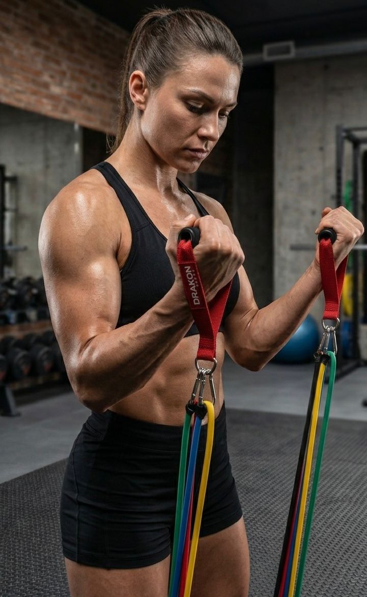 Resistance Bands Set for Exercise, Stretching and Workout Toning Tube Kit with Foam Handles, Door Anchor, Ankle Strap and Carry Bag for Men, Women