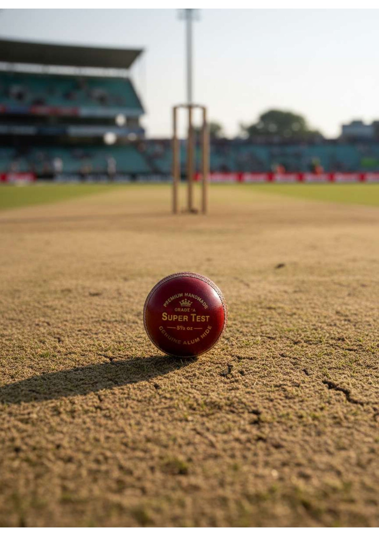 Super Test Cricket Leather Ball