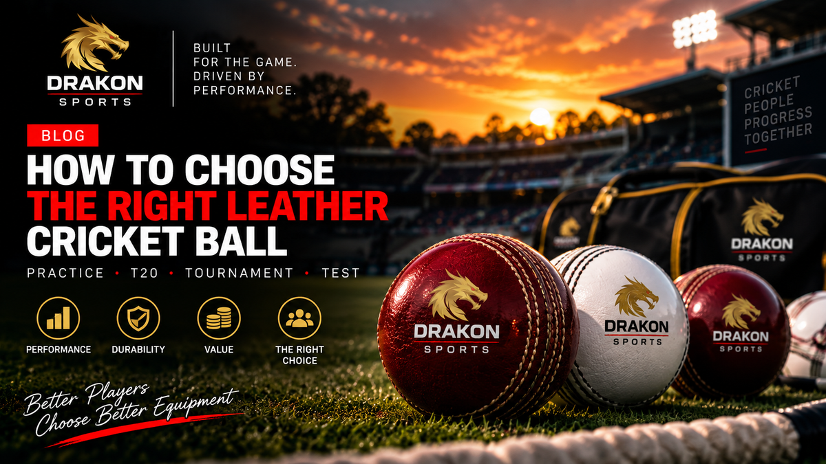 How to Choose the Right Leather Cricket Ball: Practice, T20, Tournament & Test