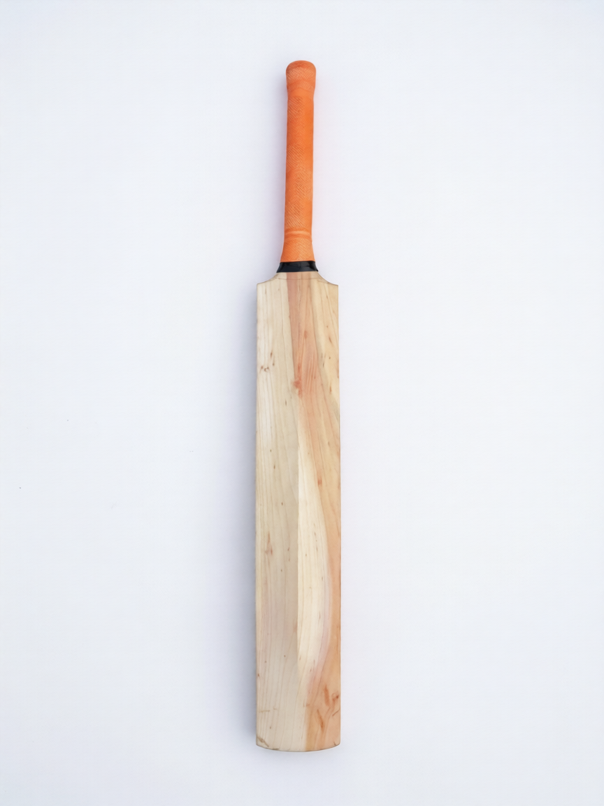 Royal Edge Grade 1 Kashmir Willow Cricket Bat | Long Handle (LH) | Full Size | Lightweight & Well Balanced | Thick Edges | Suitable for Leather & Tennis Ball
