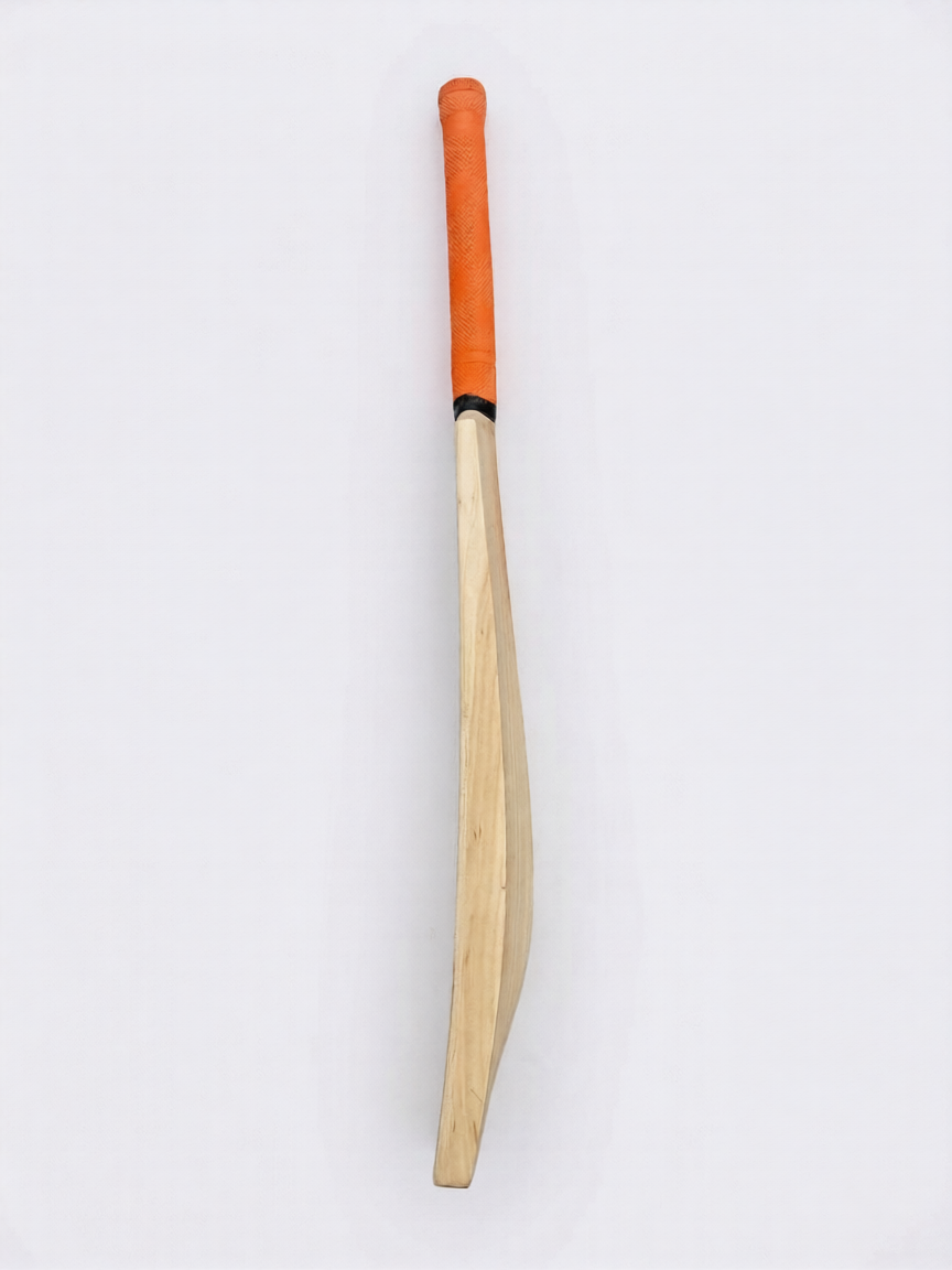 Clean Blade Kashmir Willow Grade 4 Cricket Bat | Long Handle (LH) | Full Size | Lightweight & Durable | Thick Edges | Suitable for Tennis Ball & Practice