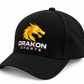 Drakon Sports Signature Logo Cricket Cap – Black | Adjustable