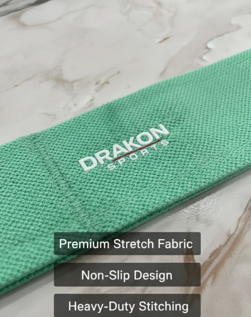 Drakon Sports Fabric Resistance Band - Loop Hip Band for Women & Men for Hip, Legs, Stretching, Toning Workout. Mini Loop Booty Bands for Glutes, Squats Exercise Usable in-Home & Gym. (Purple (Heavy), Pink (Medium), Green (Light) ))