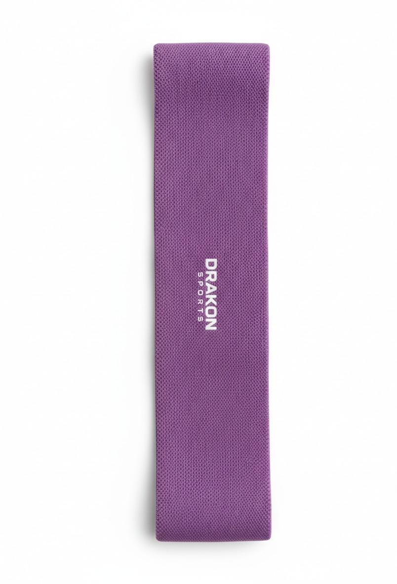Drakon Sports Fabric Resistance Band - Loop Hip Band for Women & Men for Hip, Legs, Stretching, Toning Workout. Mini Loop Booty Bands for Glutes, Squats Exercise Usable in-Home & Gym. (Purple (Heavy), Pink (Medium), Green (Light) ))