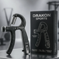 Drakon Sports Adjustable Hand Gripper with Rep Counter (5kg - 60kg) | Professional Power Gripper & Finger Exerciser for Men & Women | Forearm & Grip Strength Trainer (Black)