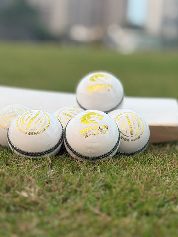 Tournament, Grade A, Water Proofed, Hand Crafted, Genuine Alum Hide, ICC Approved Pack Of 6