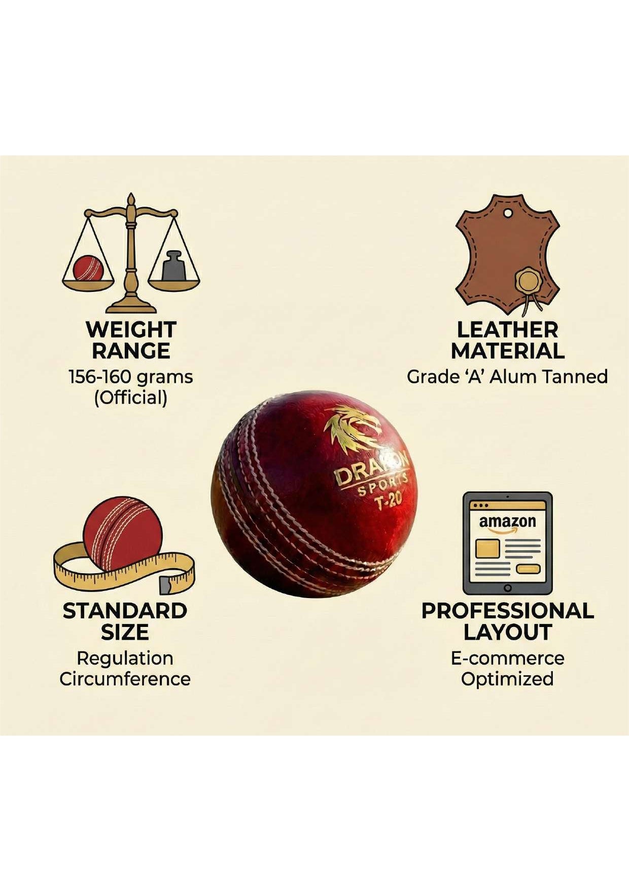 T-20, Water Proofed, Hand Crafted, Genuine Alum Hide, 5 1/2 OZ Pack Of 6