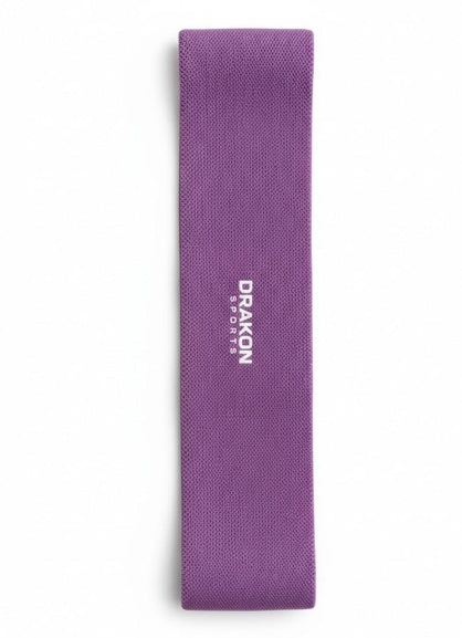 Drakon Sports Fabric Resistance Band - Loop Hip Band for Women & Men for Hip, Legs, Stretching, Toning Workout. Mini Loop Booty Bands for Glutes, Squats Exercise Usable in-Home & Gym. (Purple (Heavy), Pink (Medium), Green (Light) ))