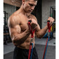 Resistance Bands Set for Exercise, Stretching and Workout Toning Tube Kit with Foam Handles, Door Anchor, Ankle Strap and Carry Bag for Men, Women