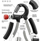 Drakon Sports Adjustable Hand Gripper with Rep Counter (5kg - 60kg) | Professional Power Gripper & Finger Exerciser for Men & Women | Forearm & Grip Strength Trainer (Black)