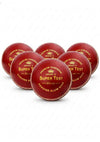 Super Test Cricket Leather Ball Pack of 6